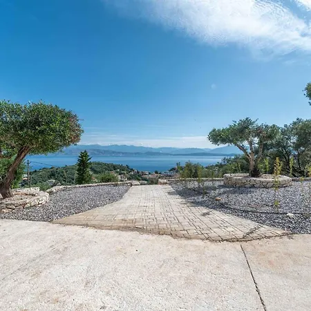 빌라 Malva -kassiopi View -breathtaking Views 카시오피
